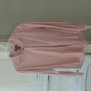 Charter club medium orange button-up dress shirt